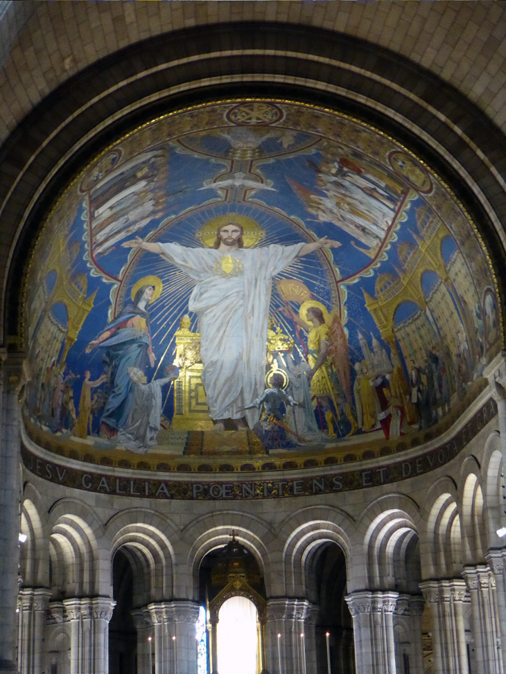 Le Sacré Coeur : dans la basilique - Paris 18e Arrondissement