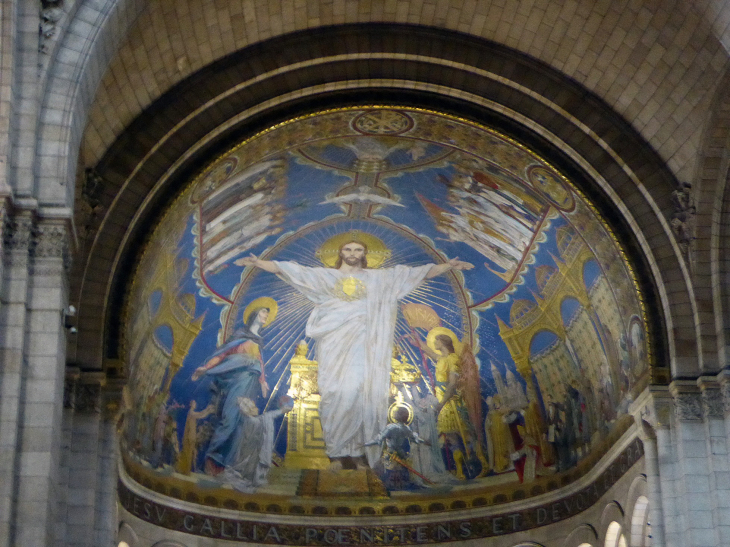 Le Sacré Coeur : dans la basilique - Paris 18e Arrondissement