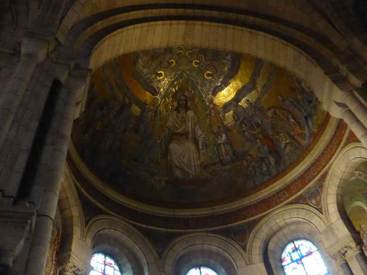 Le Sacré Coeur : dans la basilique - Paris 18e Arrondissement