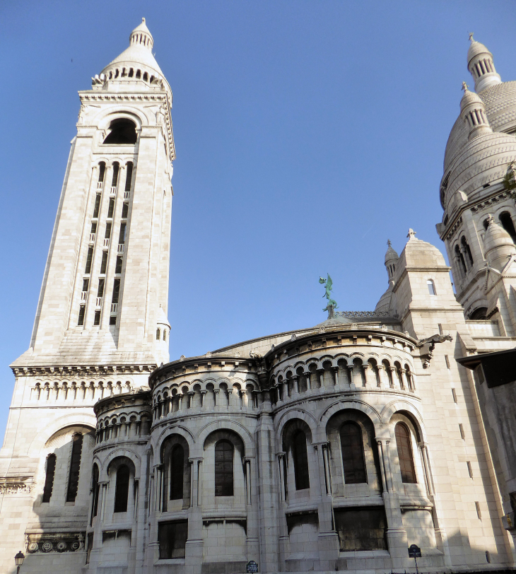 Le Sacré Coeur : le campanile  - Paris 18e Arrondissement