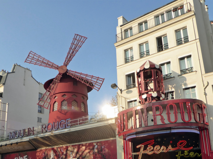 Ballade à Montmartre : le Moulin Rouge - Paris 18e Arrondissement