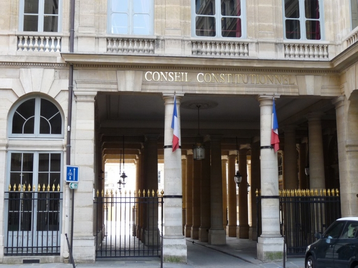 Le conseil constitutionnel - Paris 1er Arrondissement