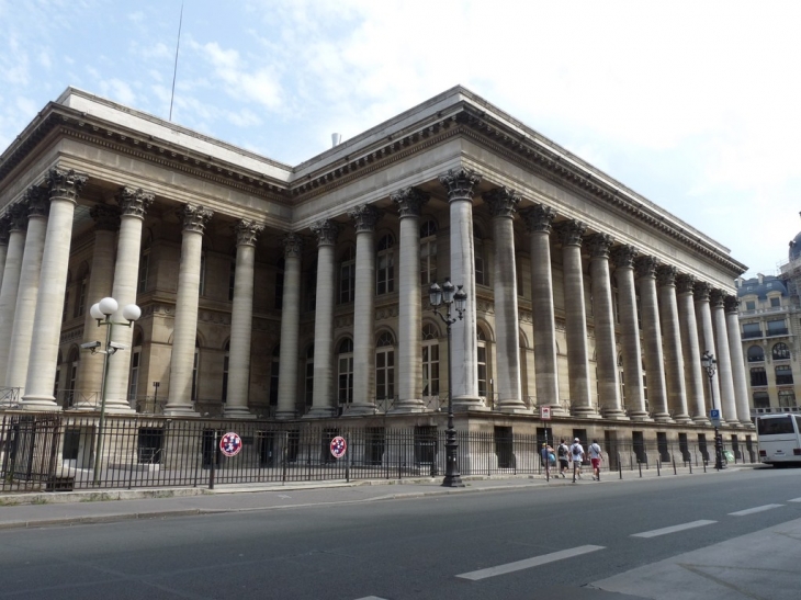 Le palais Brongniart,ex Bourse de Paris - Paris 2e Arrondissement