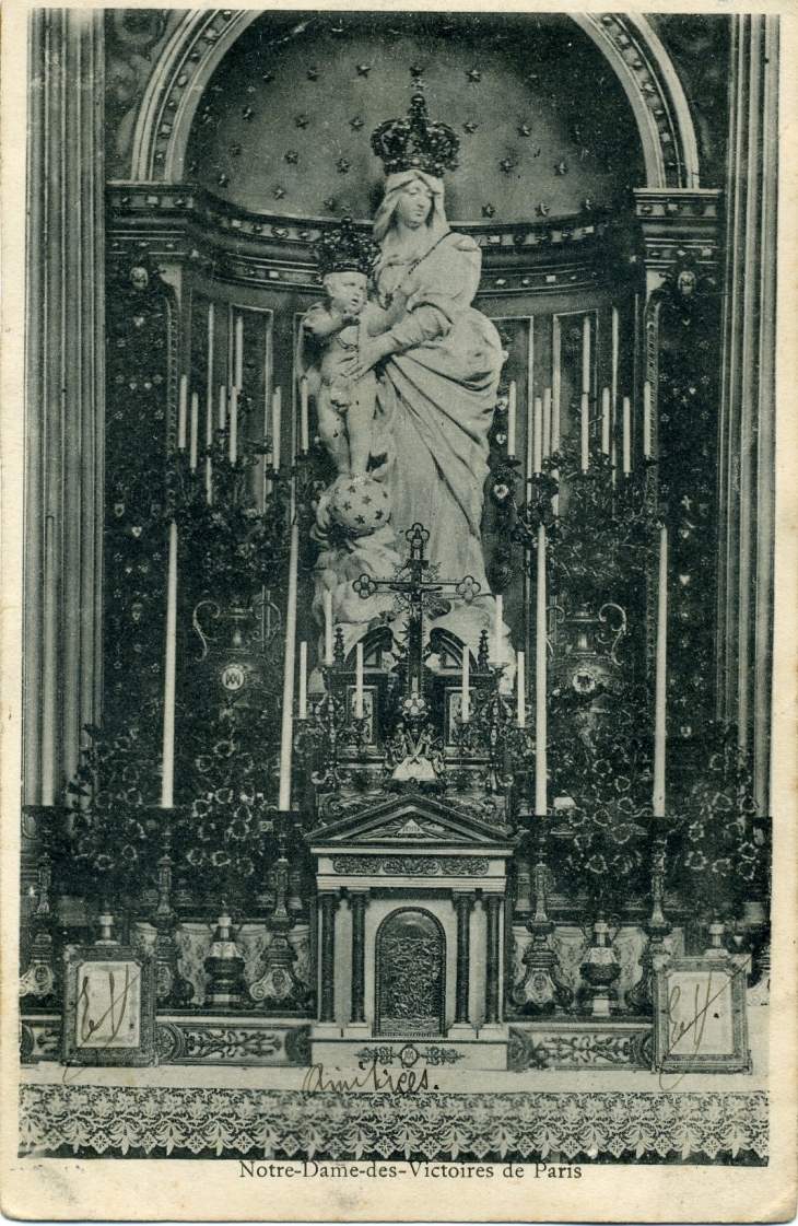 Notre-dame-Des-Victoires (carte postale de 1905) - Paris 2e Arrondissement