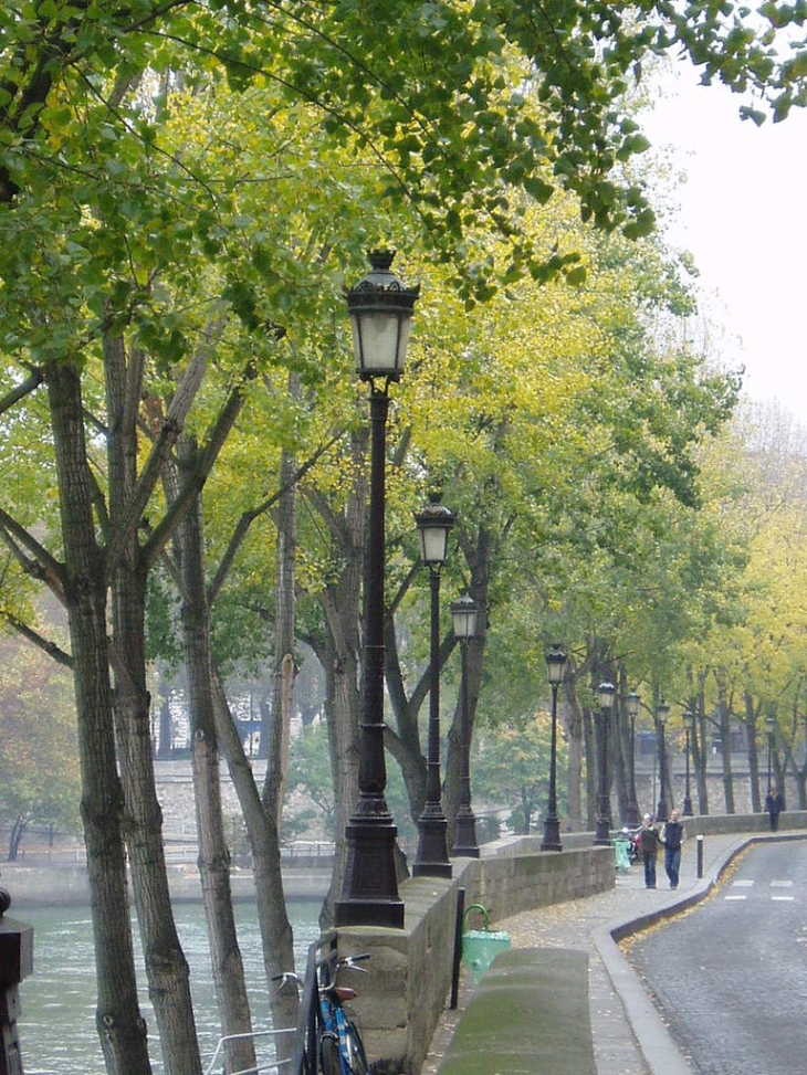 Ile Saint-Louis, Quai d'Anjou - Paris 4e Arrondissement