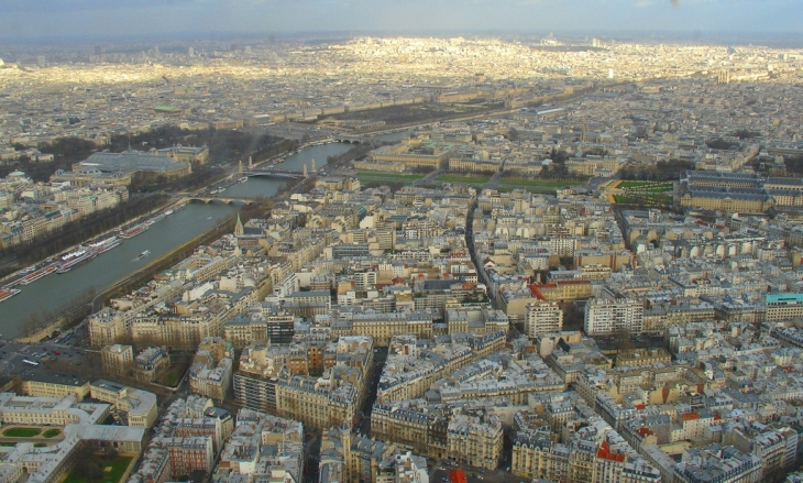 VUE DE LA TOUR EIFFEL - Paris