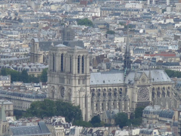 Vue du haut de la Tour Montparnasse - Paris