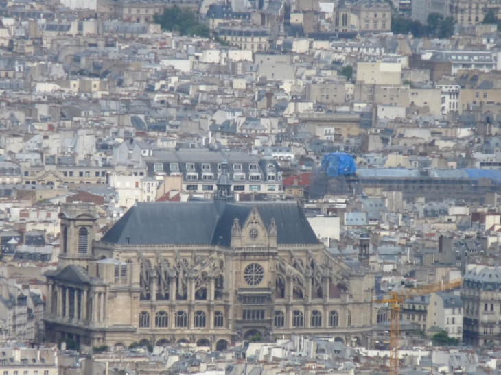 Vue du haut de la Tour Montparnasse - Paris