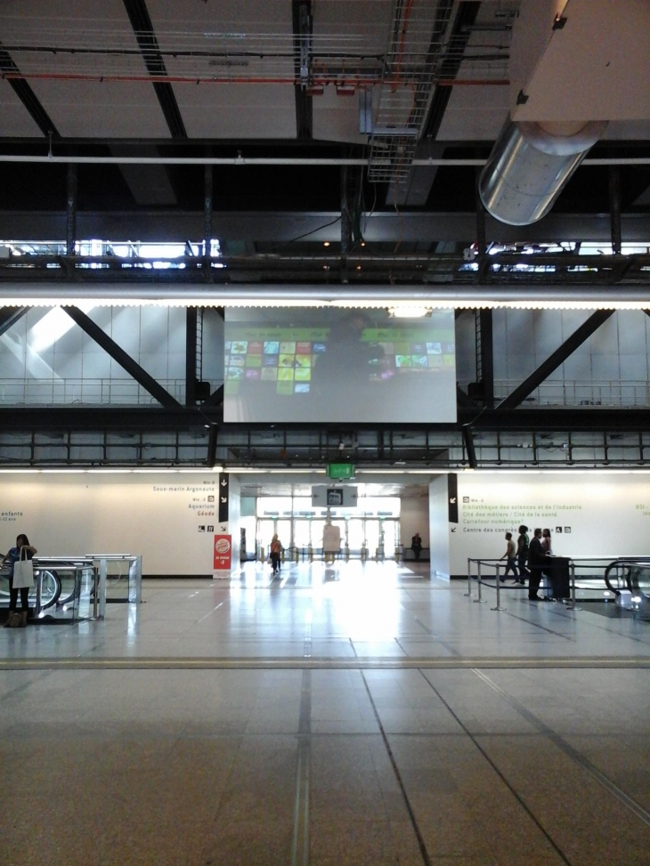 Intérieur Cité des sciences - Paris