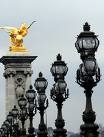 Les lampadaires du pont Alexandre III - Paris