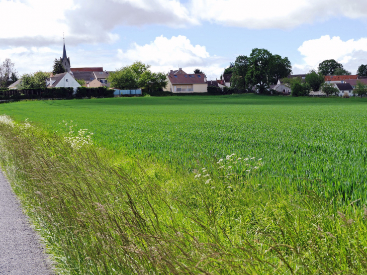 Vue sur le village - Châtres