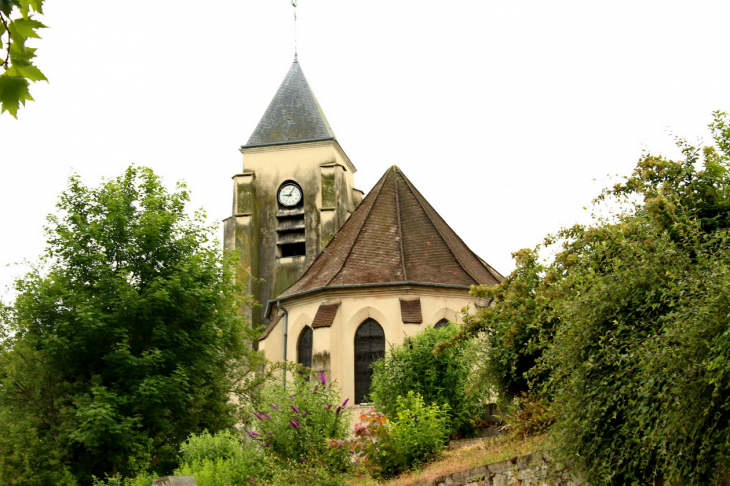 église et cimetière   -  www.baladesenfrance.info - Chelles