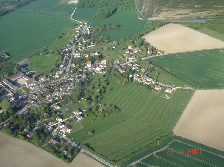 Vue aèrienne de Coutençon