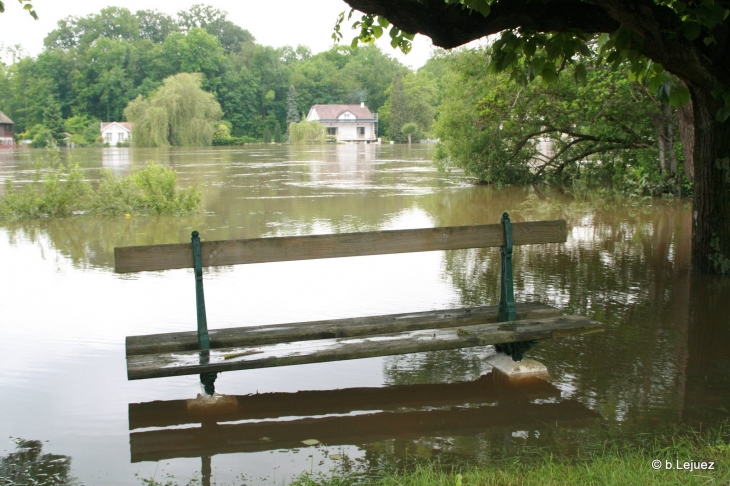 Crue de Seine de juin 2016 - Fontaine-le-Port