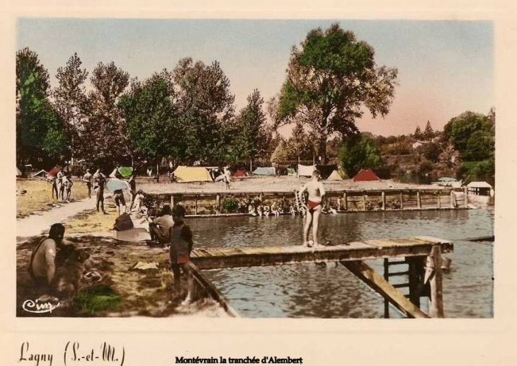 L'EX baignade de l'école d'Alembert dit la tranchée - Lagny-sur-Marne