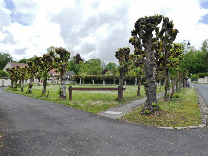 La place triangulaire en herbe - Rubelles