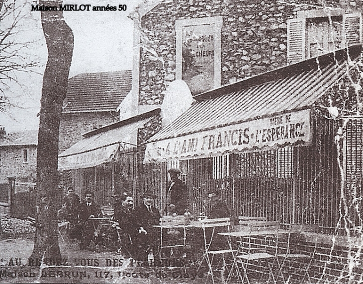 Rue de Claye  café de Mr Mirlot - Thorigny-sur-Marne