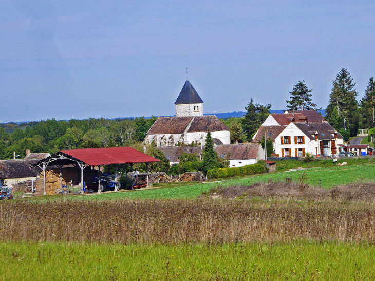 Vue sur le village - Treuzy-Levelay