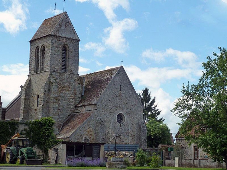 L'église - Villeneuve-les-Bordes