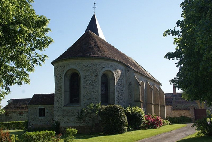 L'église de Villeneuve la Hurée - Voinsles