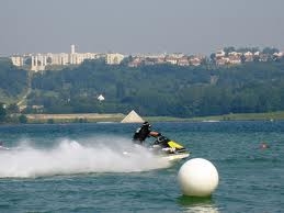 Une partie de la base de loisir - Cergy