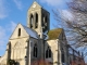 L'église de Cléry sous la neige