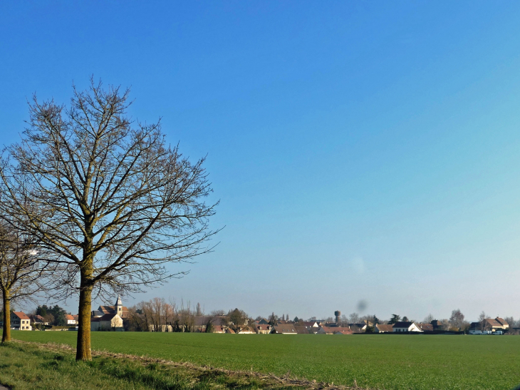 Vue sur le village - Commeny