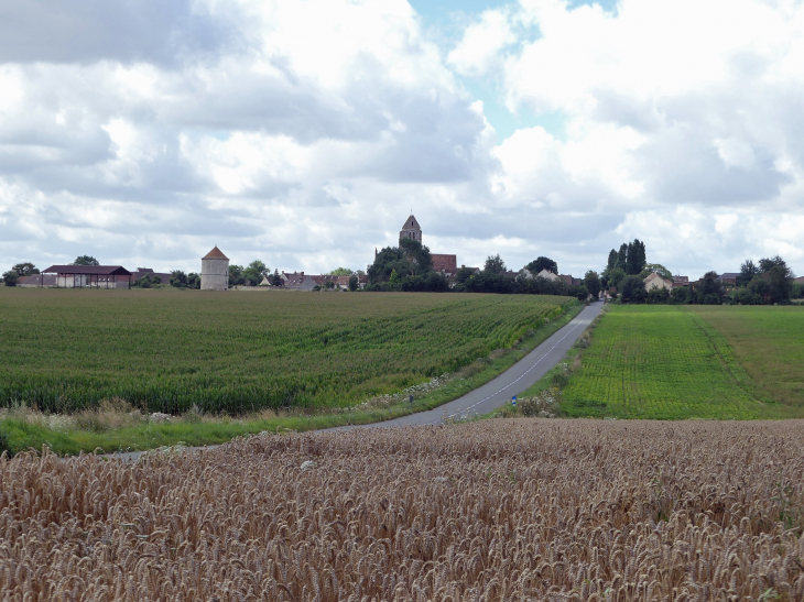 Vue sur le village - Haravilliers