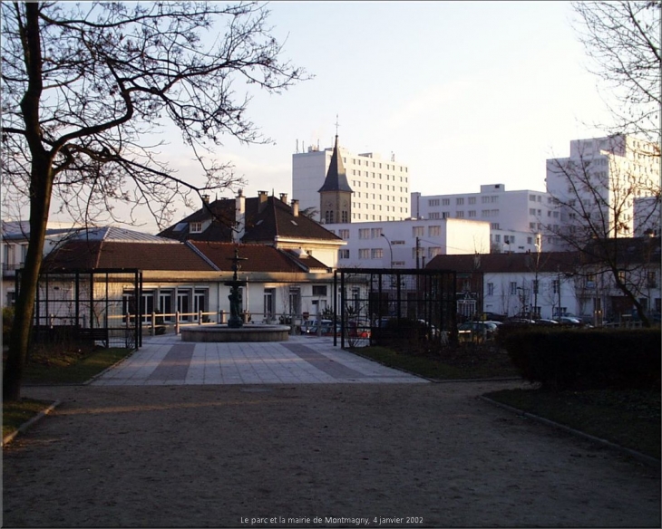 Le parc de la mairie - Montmagny