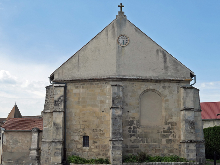 Le chevet de l'église - Villiers-le-Sec