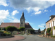 l'église au milieu du village