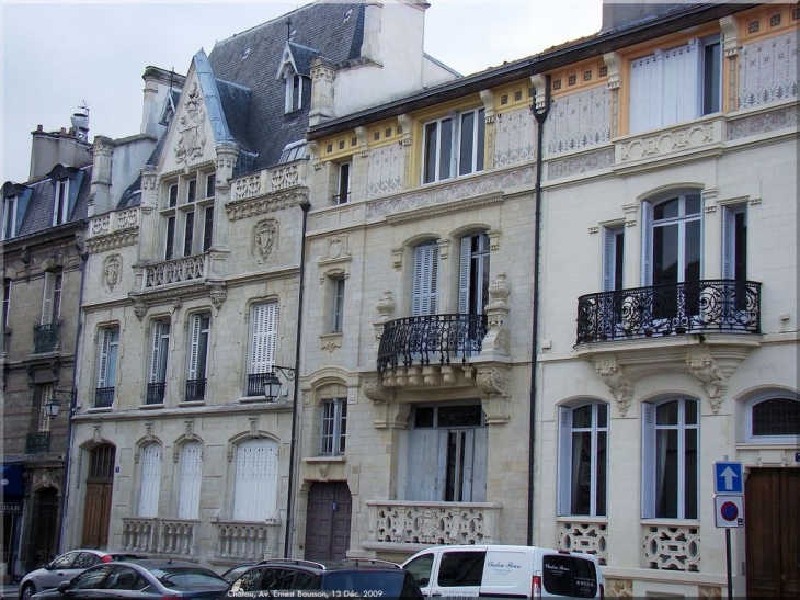 Façades de l'avenue Ernest Bousson - Chatou