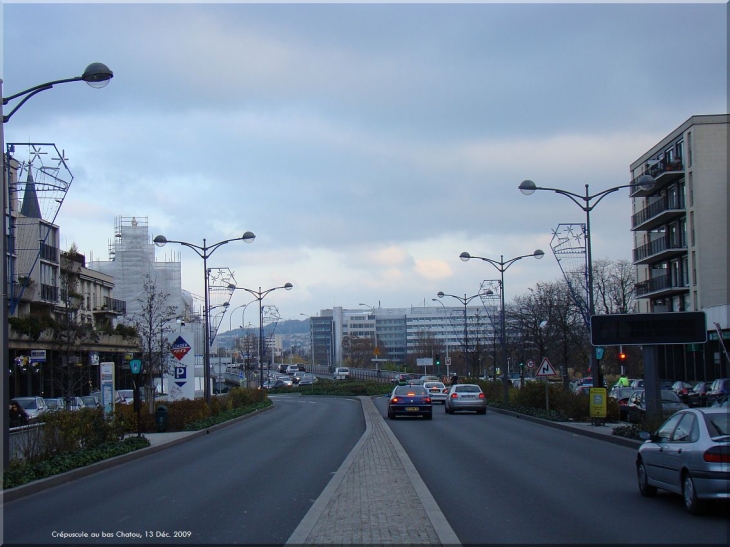 L'avenue Foch en allant vers Rueil Malmaison - Chatou