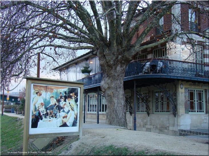 La Maison Fournaise sur l'ile des Impressionnistes à Chatou