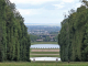 le parc du Domaine Royal : vue sur la ville