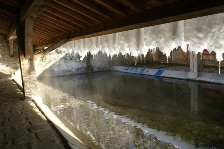 Le Lavoir sous la neige - Raizeux