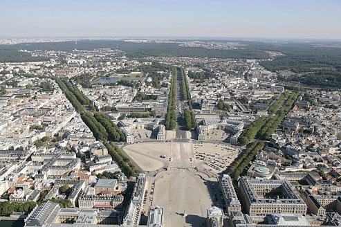 La ville vue du ciel - Versailles