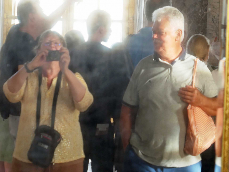 Château de Versailles : la galerie des glaces selfie 