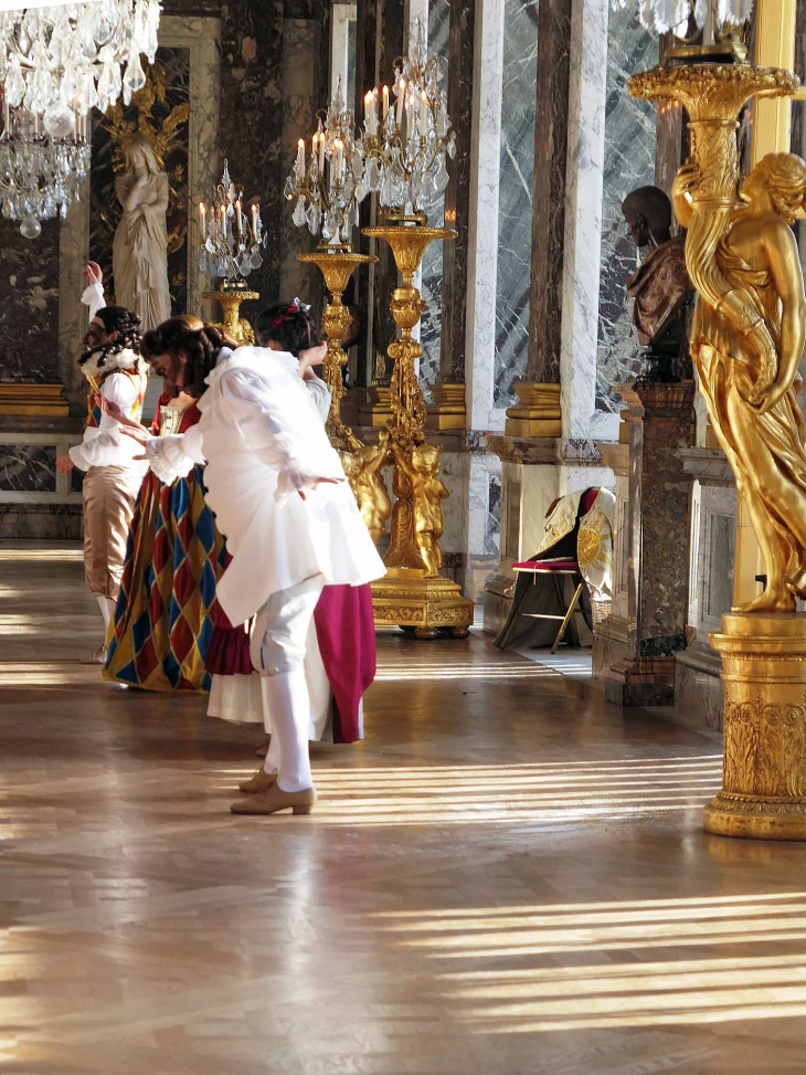 Château de Versailles : la galerie des glaces 