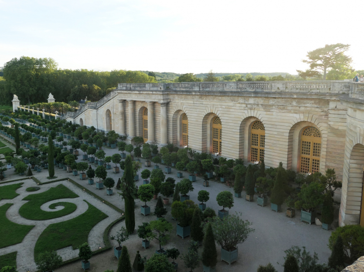 Jardins du château de Versailles : le parterre de l'Orangerie