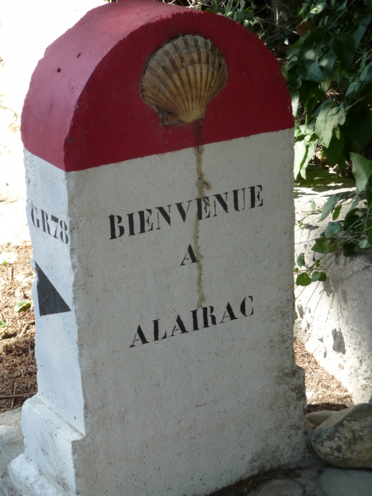 Sur le chemin de Composrelle - Alairac