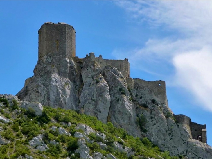 Château de Quéribusest un château  dit  - Cucugnan