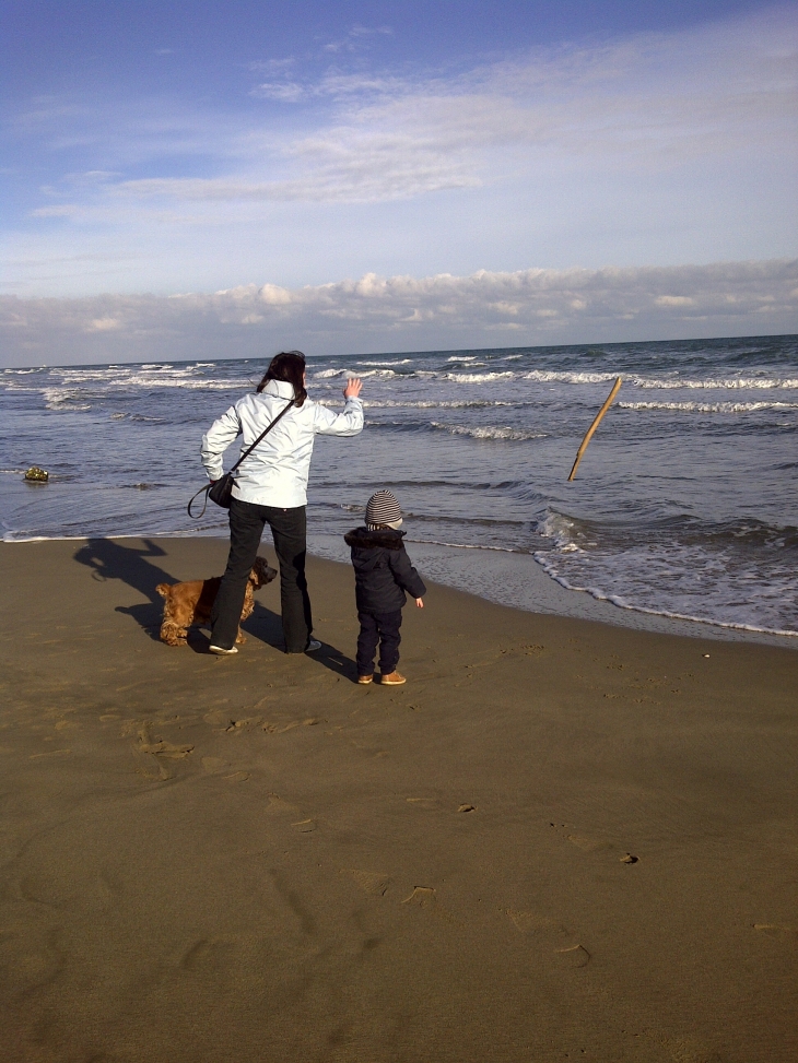 Sur la Plage. - Gruissan