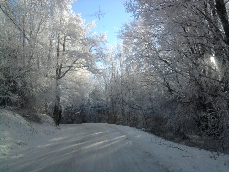 Laprade sous la neige