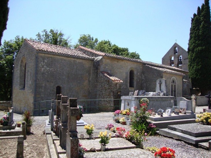 Montferrand (11320) église et cimetière