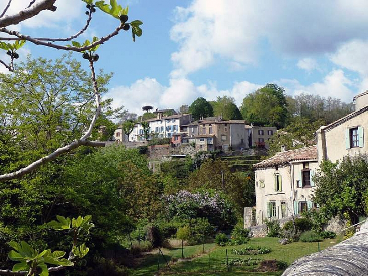 Vue sur les maisons - Saissac