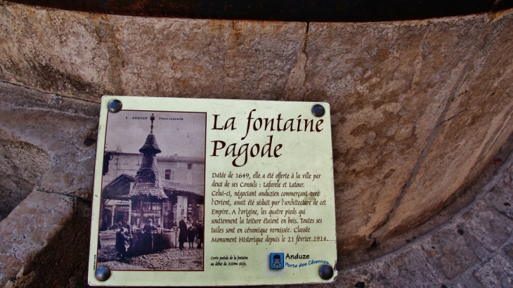 Fontaine Pagode - Anduze