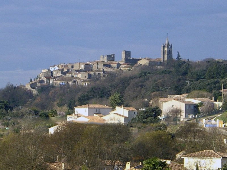 Vue sur le village - Bernis