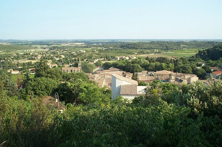 Vu du chateau - Lédenon