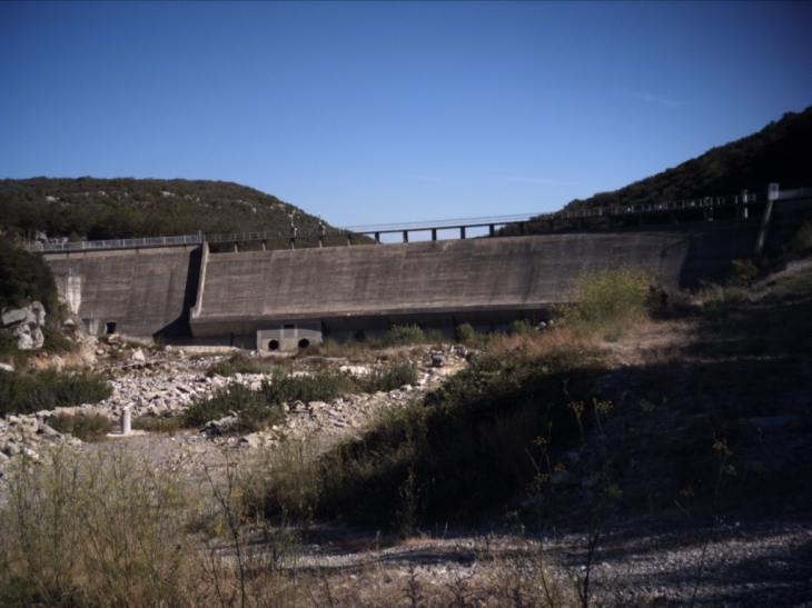 Le barrage de la Rouvière - Quissac